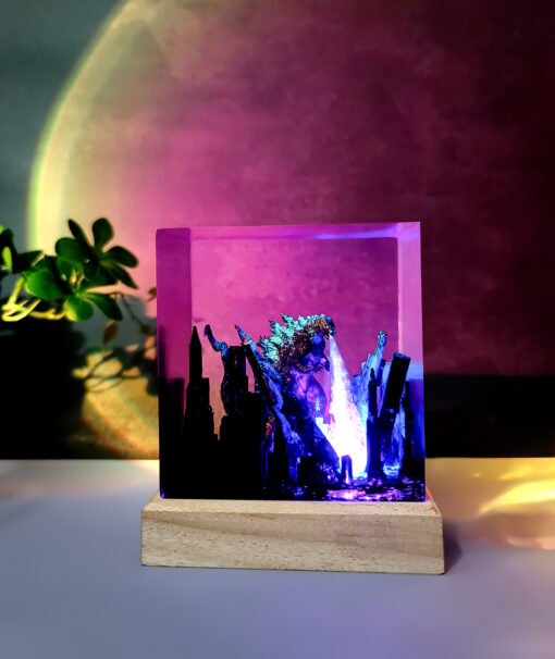 Godzilla City Destruction Resin Night Lamp Ver 2 - Image 2