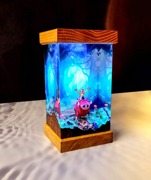 Pumbaa & Timon Resin Night Lamp - Image 2