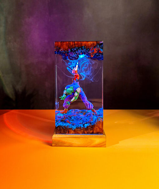Goku & Demon Piccolo Resin Night Lamp - Image 2