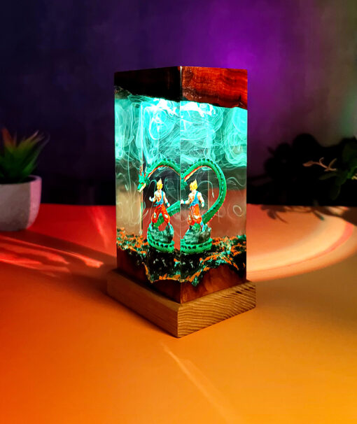 Goku & ShenLong Resin Night Lamp - Image 5