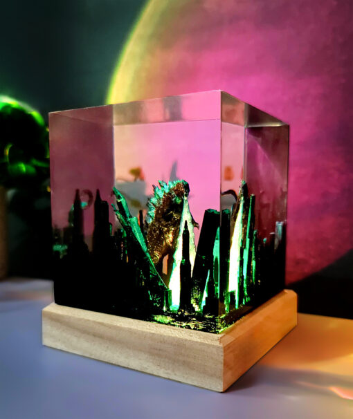 Godzilla City Destruction Resin Night Lamp Ver 2 - Image 4