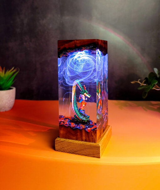 Goku & ShenLong Resin Night Lamp - Image 4