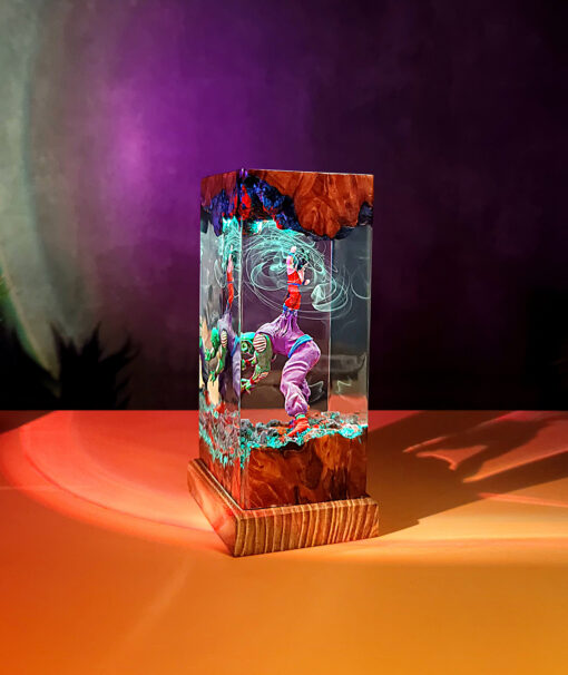 Goku & Demon Piccolo Resin Night Lamp - Image 3