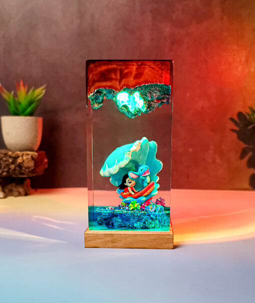 LL01 Disney Lilo & Stitch LED Resin Lamp