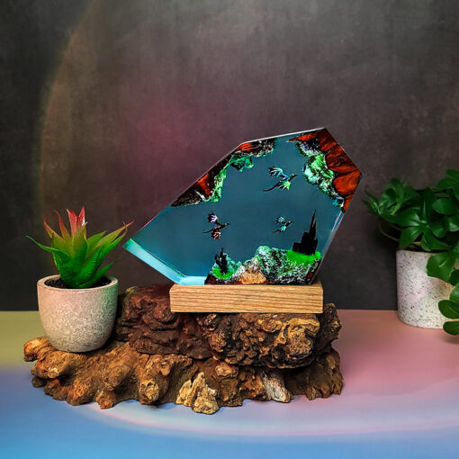 Dragon Fly Resin Night Lamp - Image 7