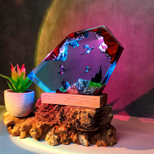 Dragon Fly Resin Night Lamp - Image 4