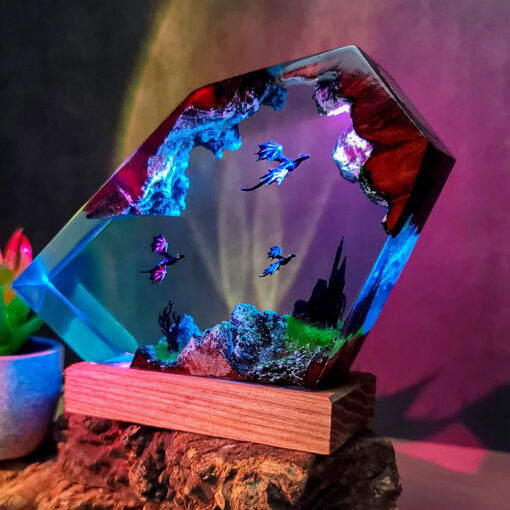 Dragon Fly Resin Night Lamp - Image 2